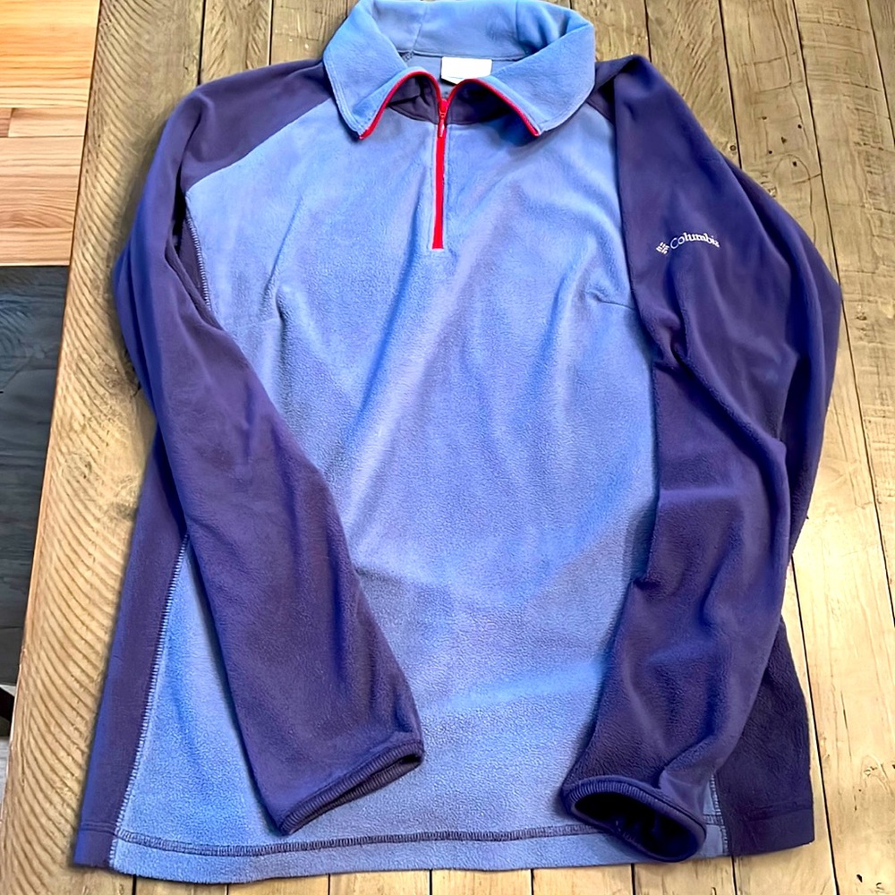 Columbia 3/4 zip Fleece Top